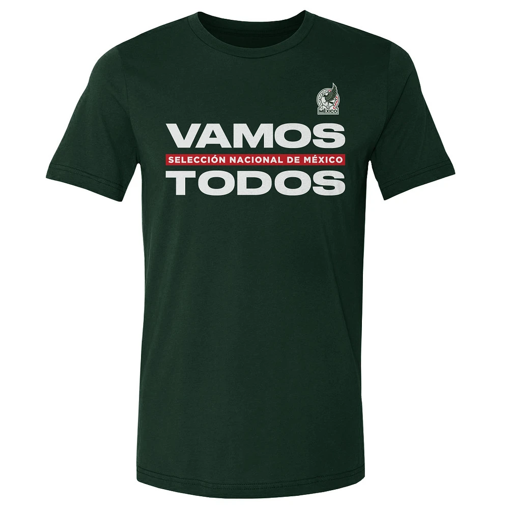 Men's 500 Level Forest Green Mexico National Team Vamos Todos Cotton T-Shirt
