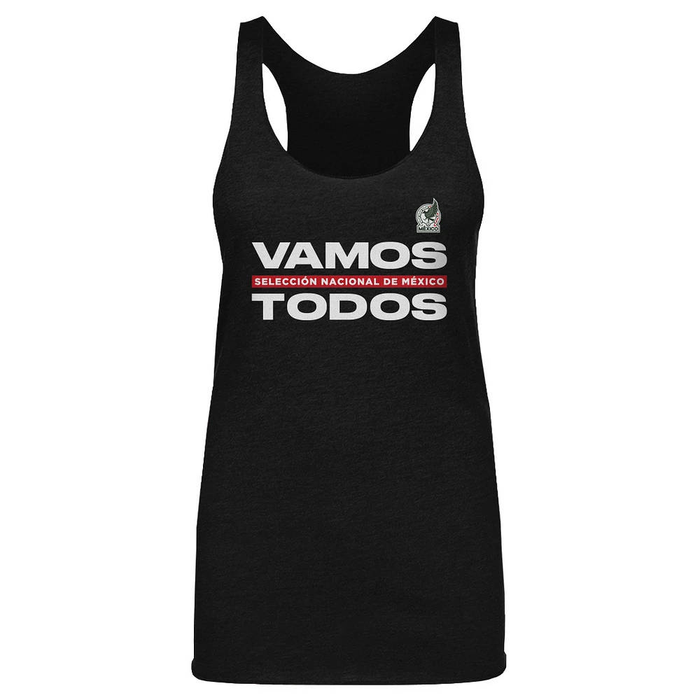 Women's 500 Level Mexico National Team Vamos Todos Tri-Blend Tank Top