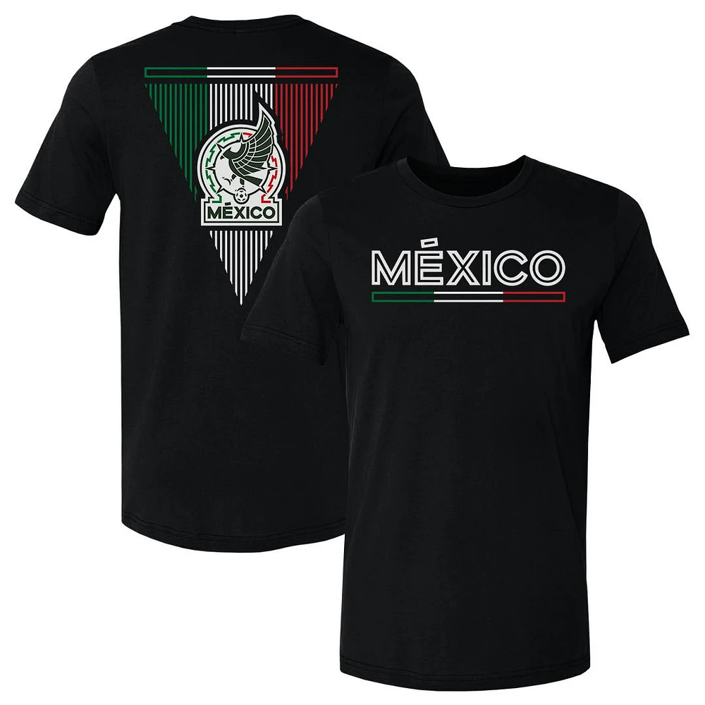 Men's 500 Level Black Mexico National Team Inline F&B T-Shirt