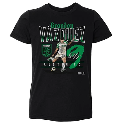 Toddler 500 Level Brandon Vazquez Black Austin FC Feature T-Shirt