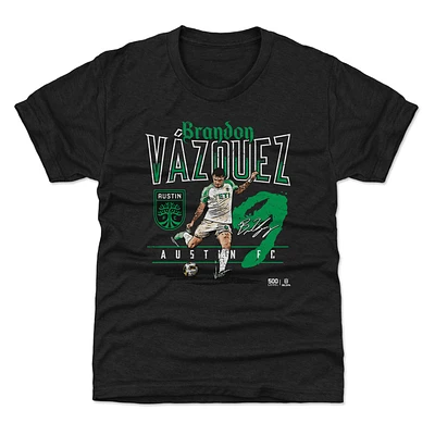 Youth 500 Level Brandon Vazquez Black Austin FC Feature T-Shirt