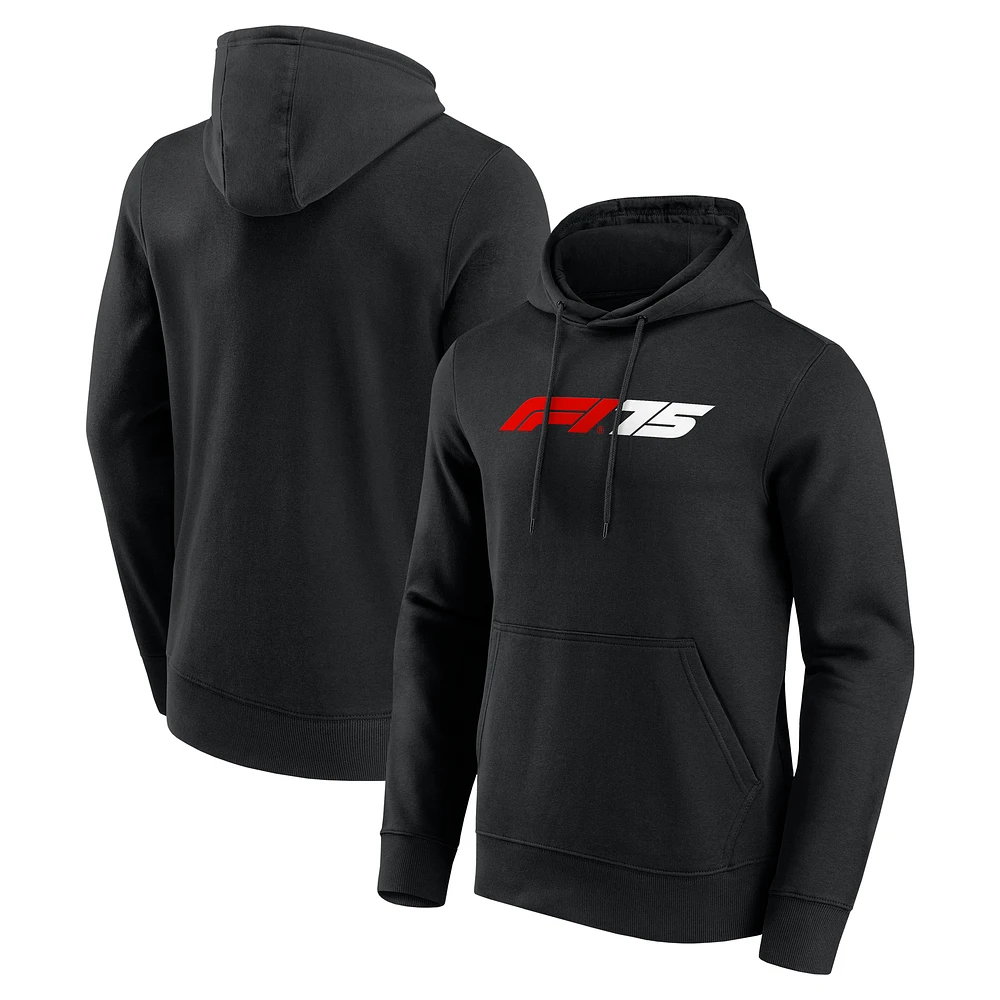 Men's Fanatics Black Formula 1 F175 Primary Logo Pullover Hoodie