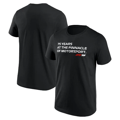 Men's Fanatics Black Formula 1 F175 Slogan T-Shirt