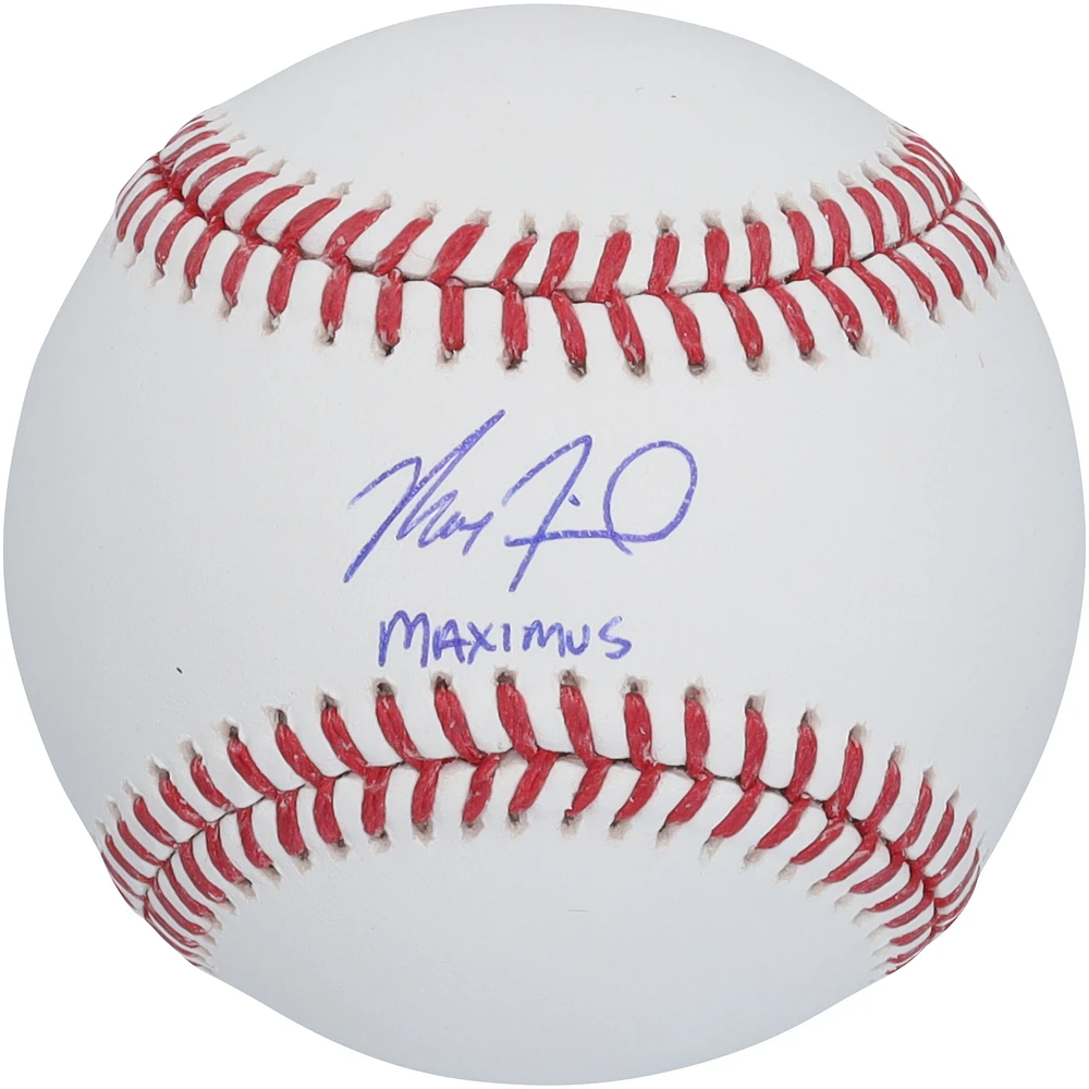 Max Fried New York Yankees Autographed Baseball with "Maximus" Inscription