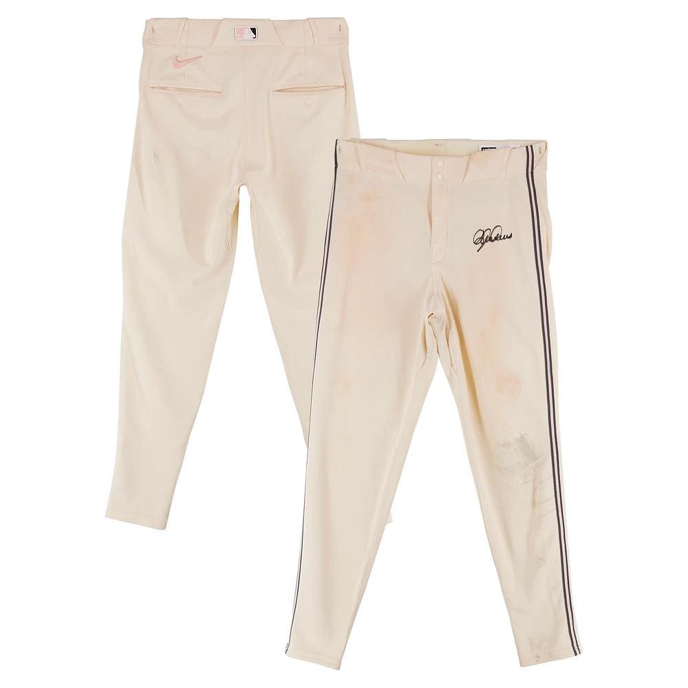 Dylan Crews Washington Nationals Autographed Player-Issued Cream City Connect Pants from the 2024 MLB Season
