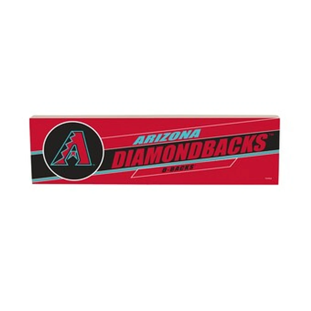 Arizona Diamondbacks 5" x 18" Shadow Logo Wood Mantle Sign