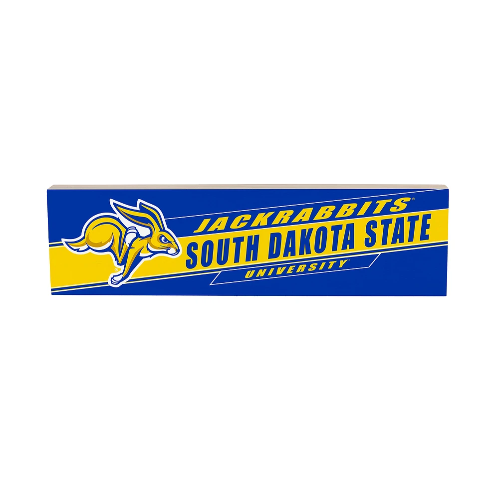 South Dakota State Jackrabbits 5" x 18" Shadow Logo Wood Mantle Sign
