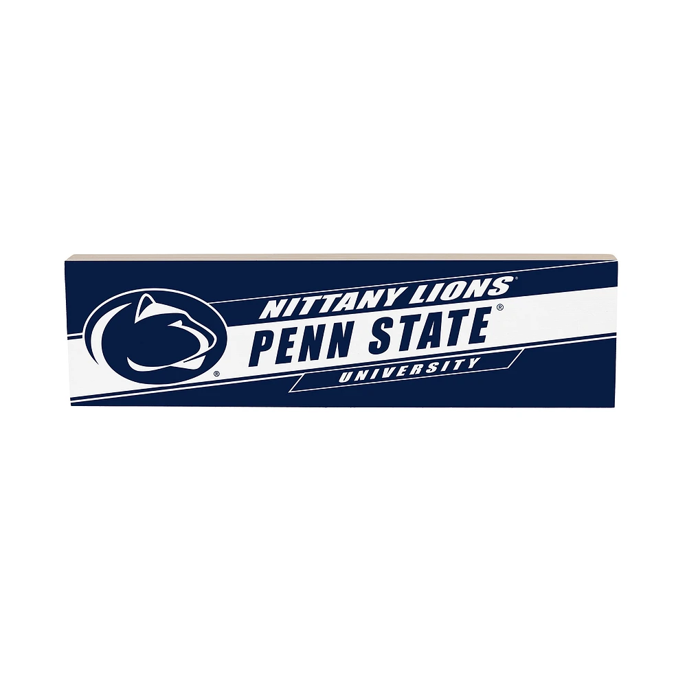 Penn State Nittany Lions 5" x 18" Shadow Logo Wood Mantle Sign