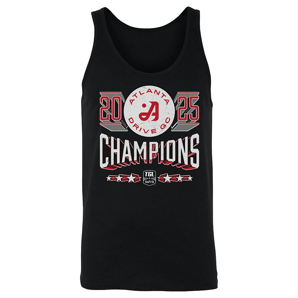 Men's 500 Level Black Atlanta Drive GC 2025 TGL Champions Tank Top