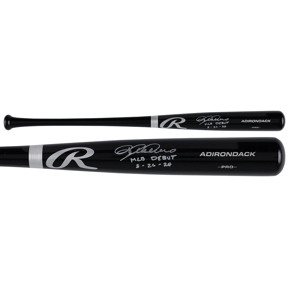 Dylan Crews Washington Nationals Autographed Black Rawlings Pro Bat with "MLB Debut 8-26-24" Inscription
