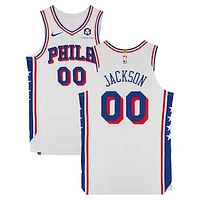 Reggie Jackson Philadelphia 76ers Game-Used #00 White Jersey vs. Memphis Grizzlies on November 20, 2024 - Size 48+4