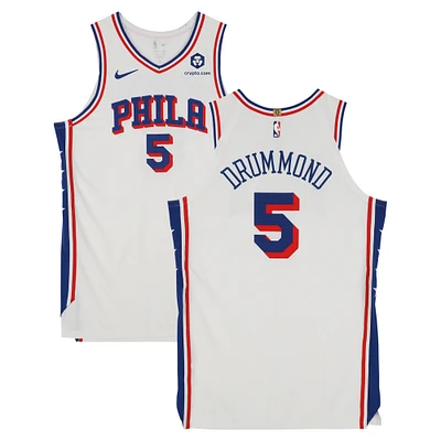 Andre Drummond Philadelphia 76ers Player-Issued #5 Jersey from the 2024-25 NBA Season