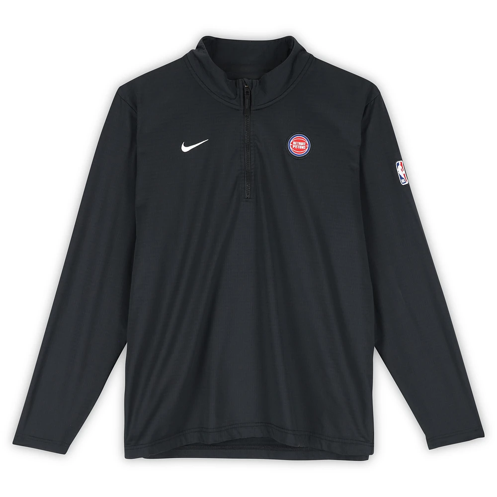 Ron Holland II Detroit Pistons Player-Worn Black Pullover from the 2024-25 NBA Season - Size XL