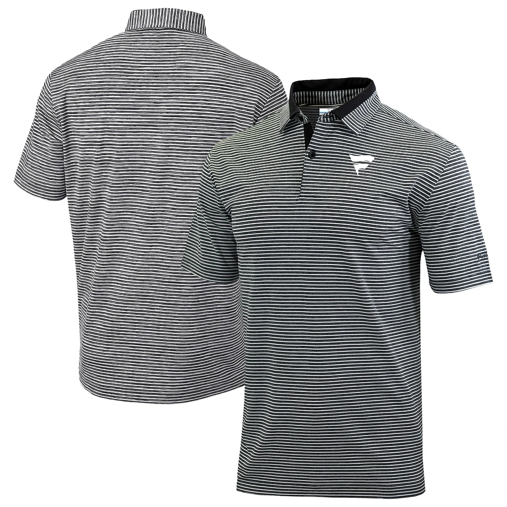 Men's Columbia Black Fanatics Corporate Omni-Wick Golden Hills Polo
