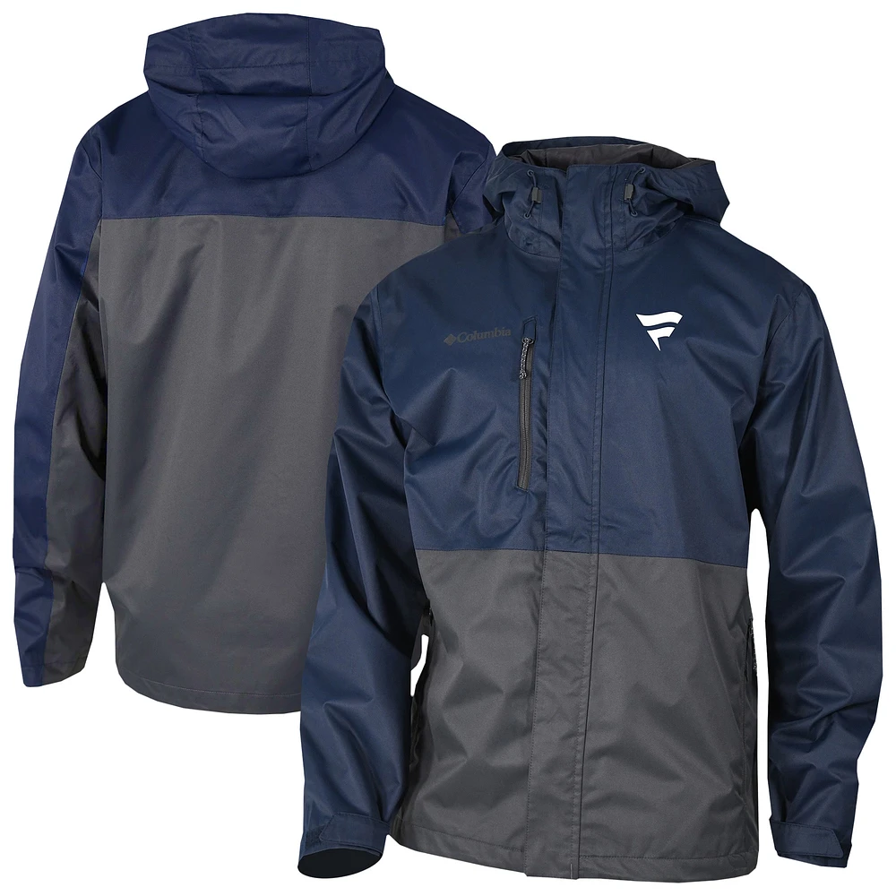 Men's Columbia Navy Fanatics Corporate Hikebound Full-Zip Jacket