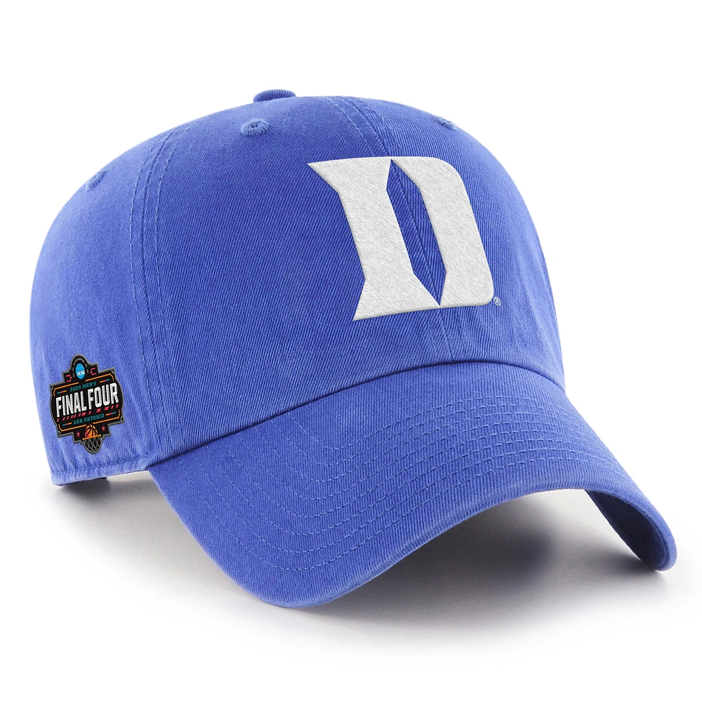 Men's '47 Royal Duke Blue Devils 2025 NCAA Men's Basketball Tournament March Madness Final Four Clean Up Adjustable Hat