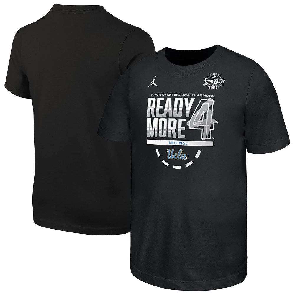 Youth Jordan Brand Black UCLA Bruins 2025 NCAA Women's Basketball Tournament March Madness Final Four Locker Room T-Shirt