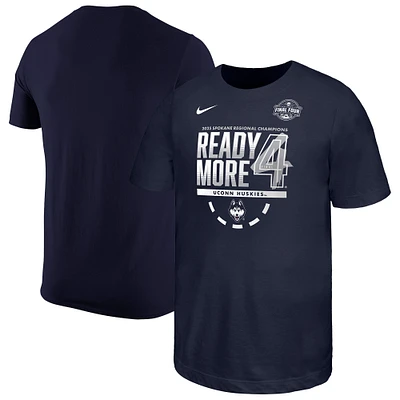Youth Nike Navy UConn Huskies 2025 NCAA Women's Basketball Tournament March Madness Final Four Locker Room T-Shirt