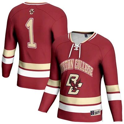 Youth GameDay Greats Maroon Boston College Eagles Lightweight Men's Hockey Team Fashion Jersey