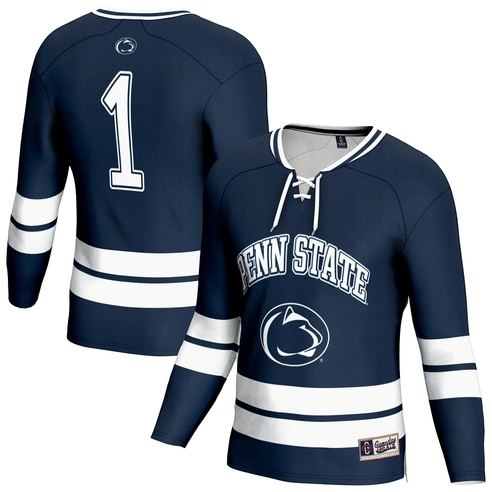 Youth GameDay Greats Navy Penn State Nittany Lions Lightweight Men's Hockey Team Fashion Jersey