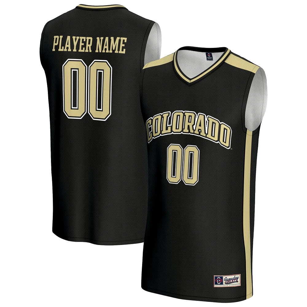 Youth GameDay Greats Black Colorado Buffaloes NIL Pick-A-Player Women's Basketball Lightweight Jersey