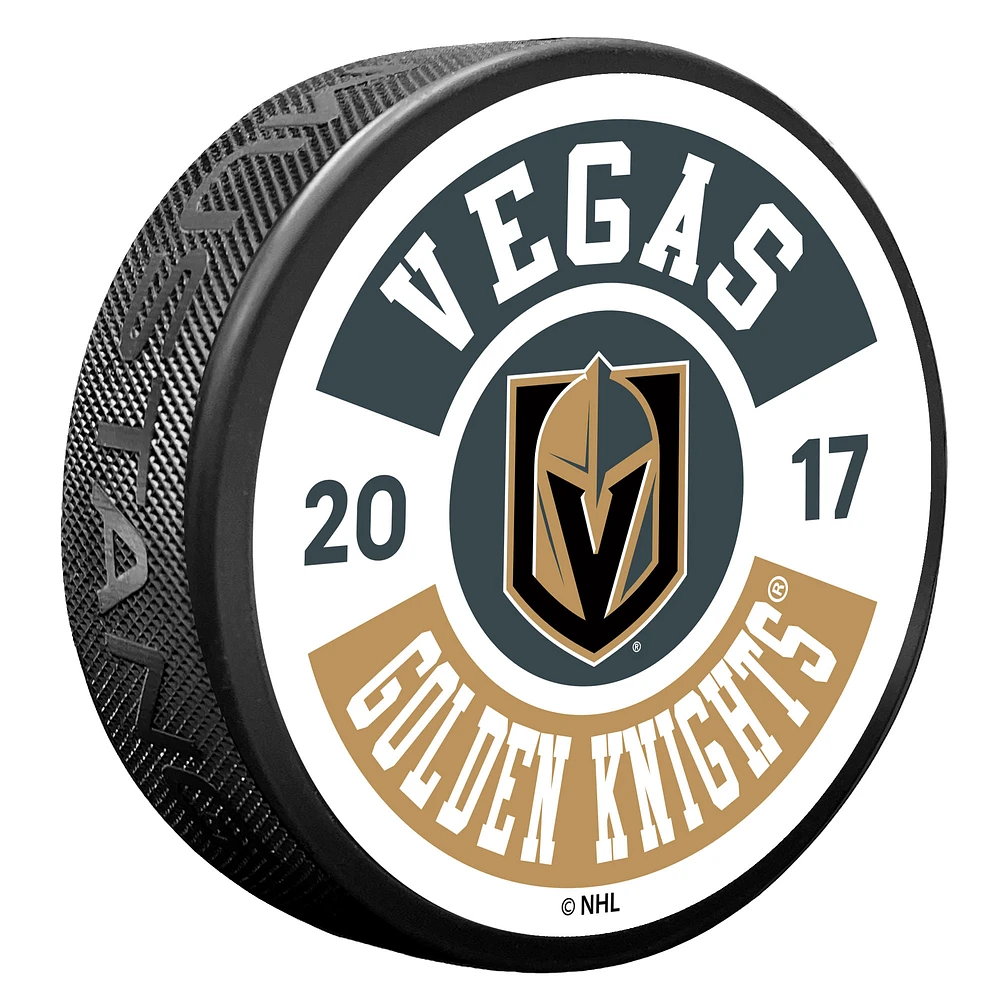 Vegas Golden Knights Cog Hockey Puck