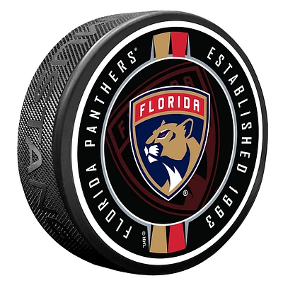 Florida Panthers Ribbon Hockey Puck