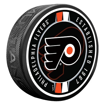 Philadelphia Flyers Ribbon Hockey Puck