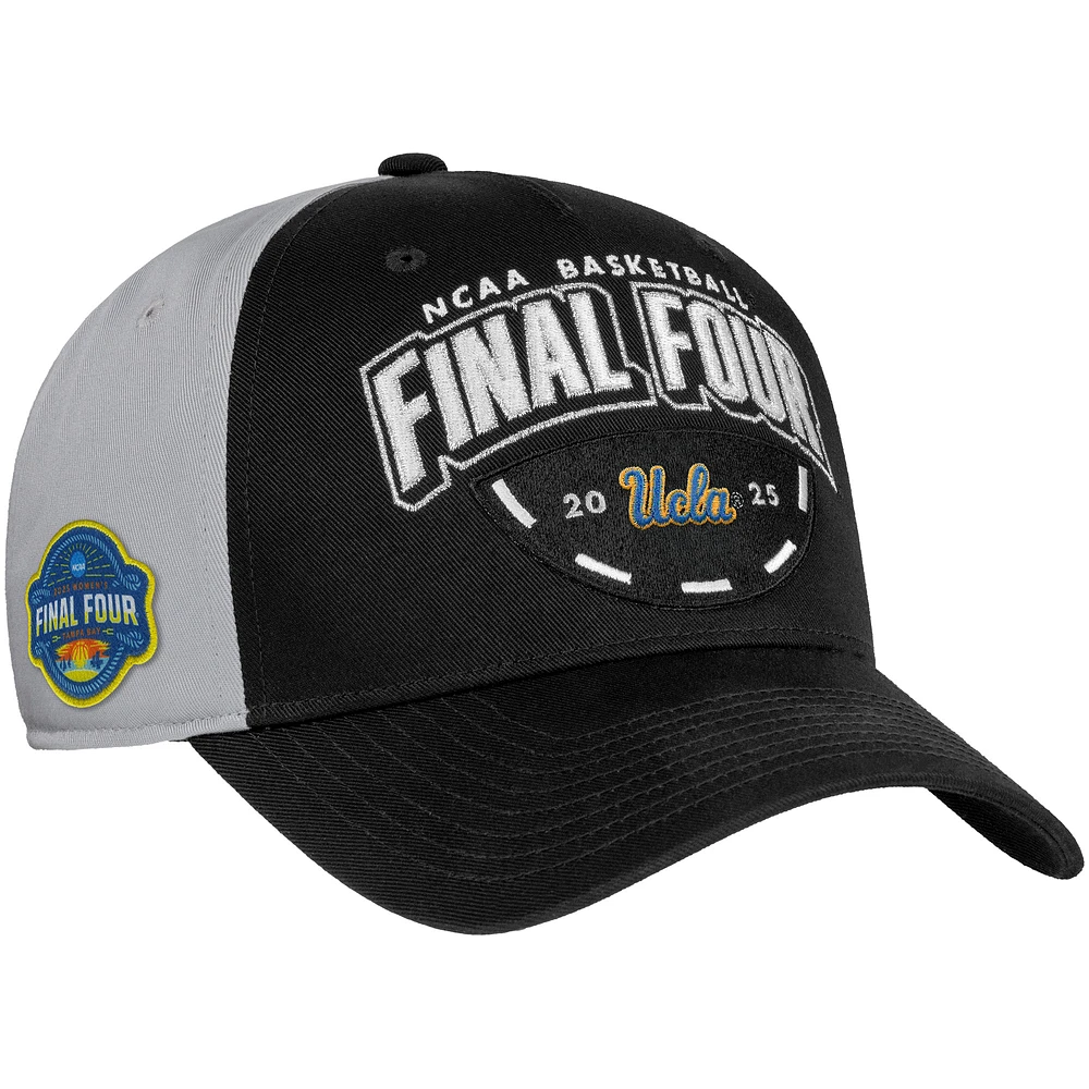 Men's Jordan Brand Black UCLA Bruins 2025 NCAA Women's Basketball Tournament March Madness Final Four Regional Champions Locker Room Adjustable Hat