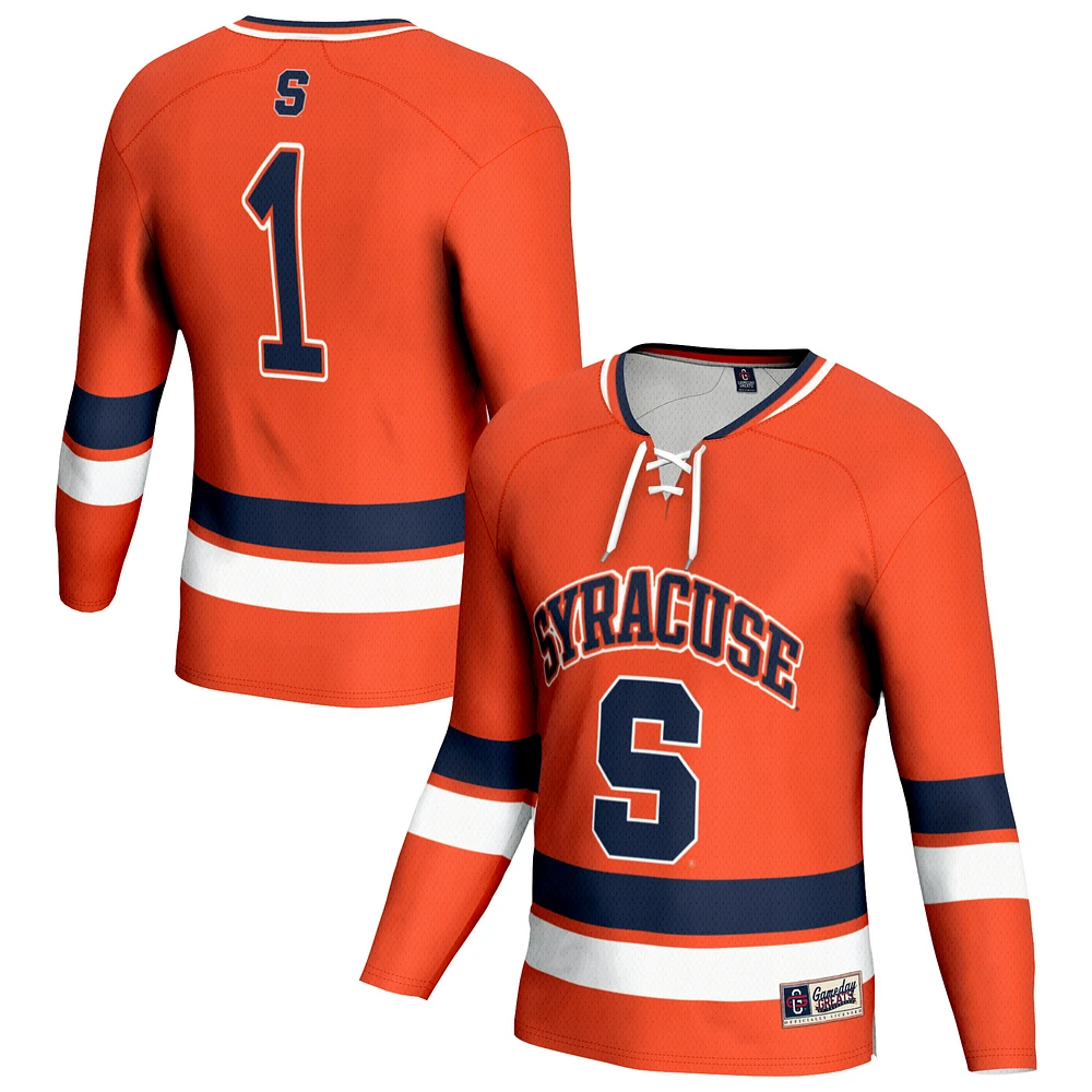 Youth Orange Syracuse Lightweight Women's Hockey Team Fashion Jersey