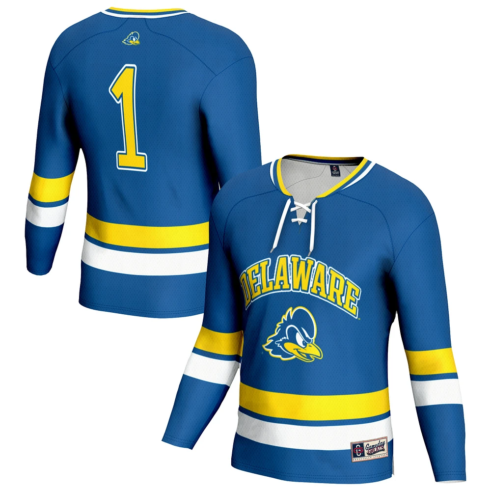 Unisex GameDay Greats Royal Delaware Fightin' Blue Hens Lightweight Women's Hockey Team Fashion Jersey