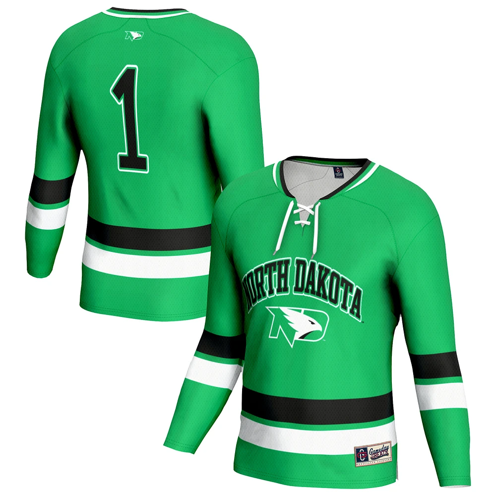 Unisex GameDay Greats Kelly Green North Dakota Lightweight Women's Hockey Team Fashion Jersey