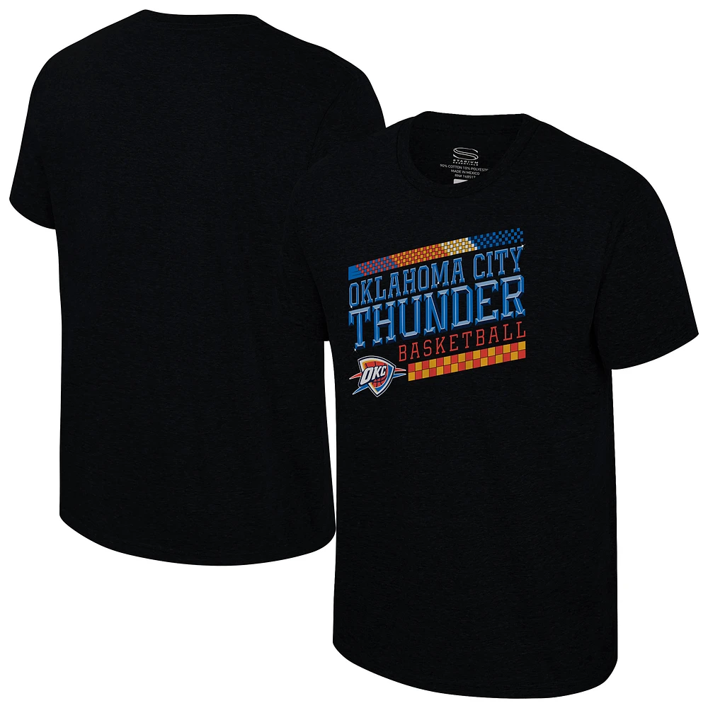 Unisex Stadium Essentials Black Oklahoma City Thunder Drive to Win Tri-Blend T-Shirt