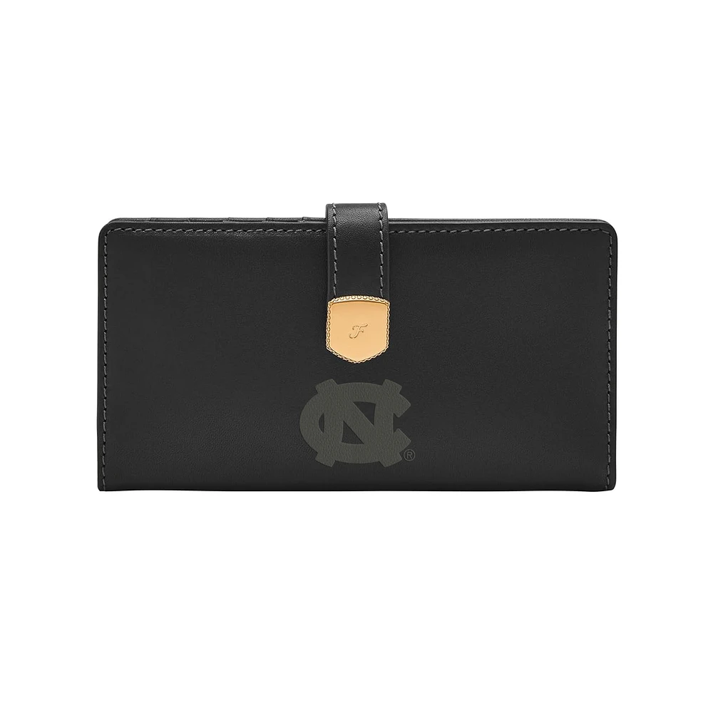 Fossil North Carolina Tar Heels Lennox Leather Tab Bifold Wallet