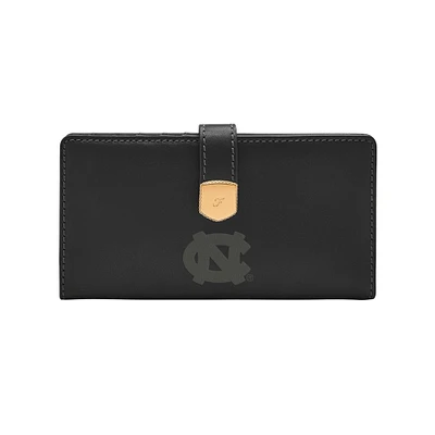Fossil North Carolina Tar Heels Lennox Leather Tab Bifold Wallet