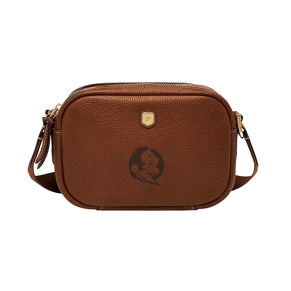 Fossil Florida State Seminoles Danni Leather Crossbody Bag