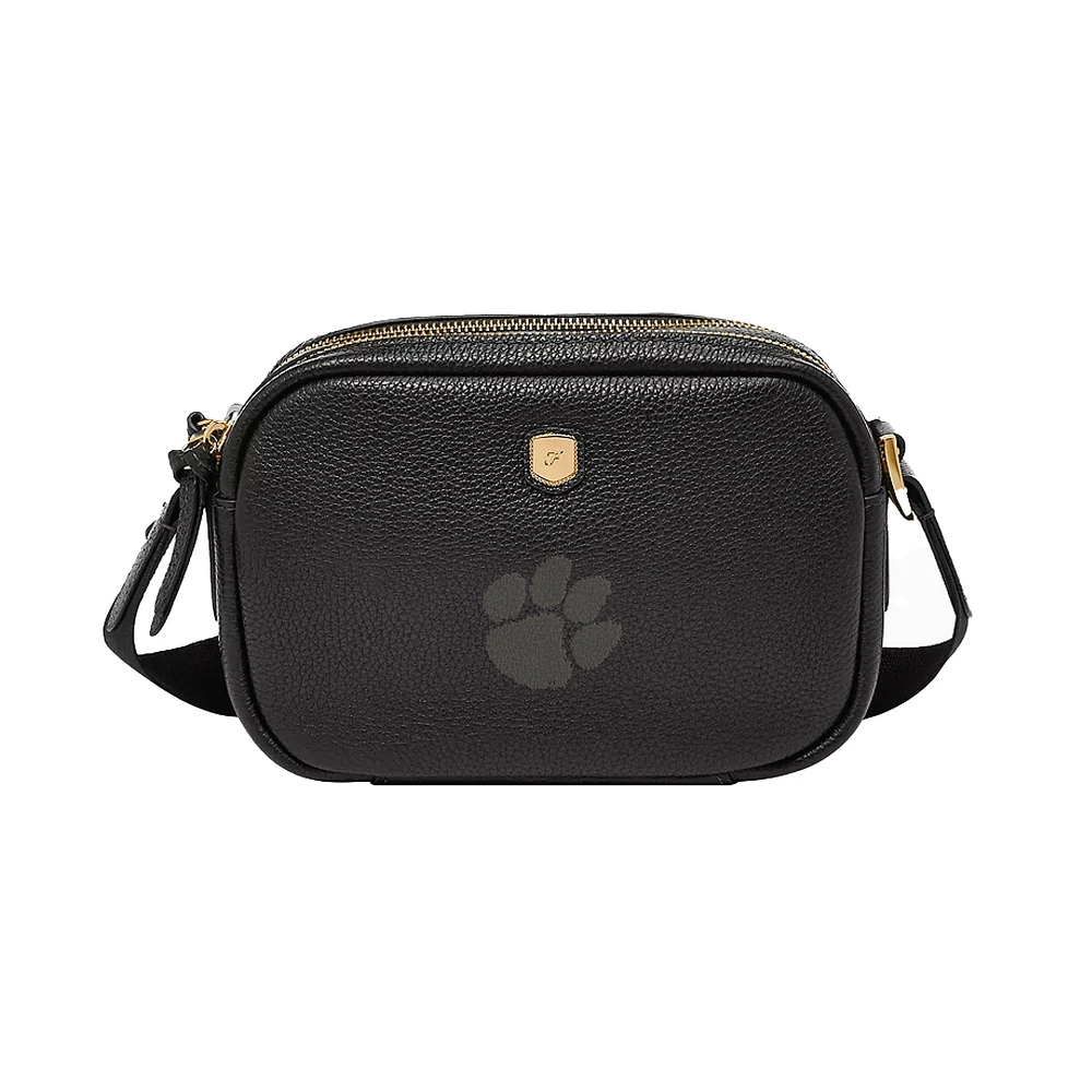 Fossil Clemson Tigers Danni Leather Crossbody Bag