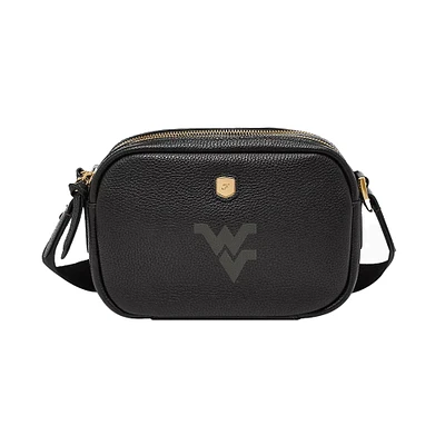 Fossil West Virginia Mountaineers Danni Leather Crossbody Bag
