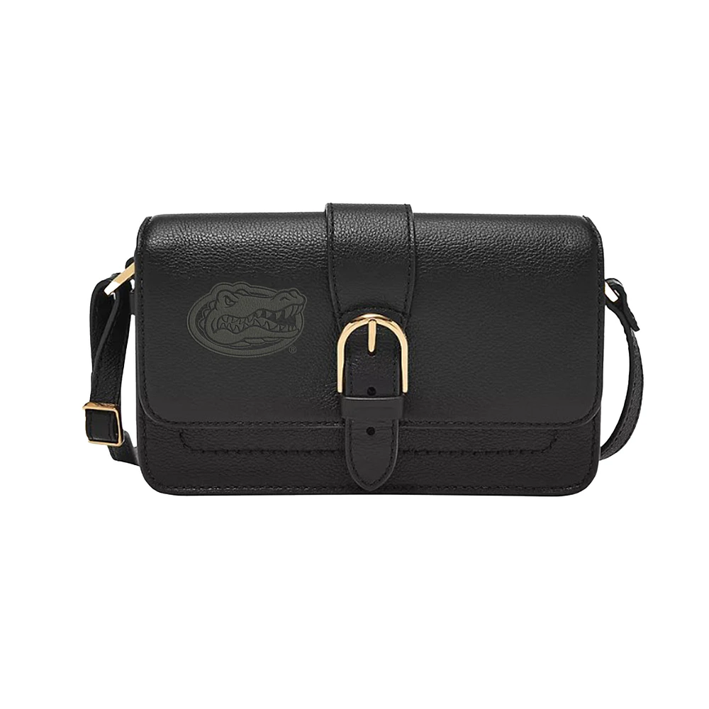 Fossil Florida Gators Zoey Leather Small Flap Crossbody Bag