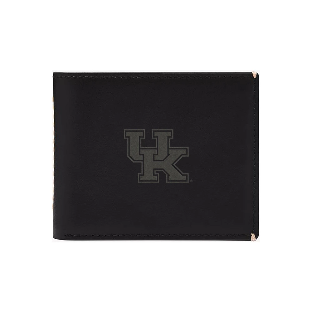 Fossil Kentucky Wildcats Westover Leather Bifold Flip Wallet