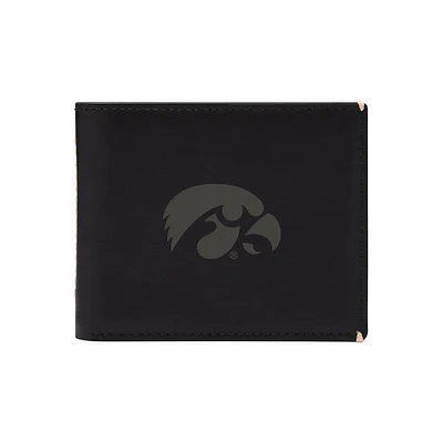 Fossil Iowa Hawkeyes Westover Leather Bifold Flip Wallet