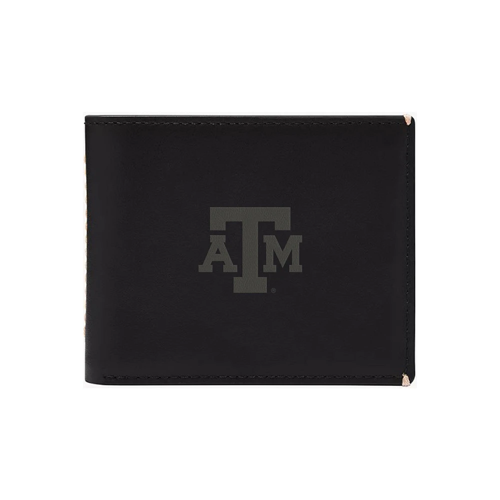 Fossil Texas A&M Aggies Westover Leather Bifold Flip Wallet