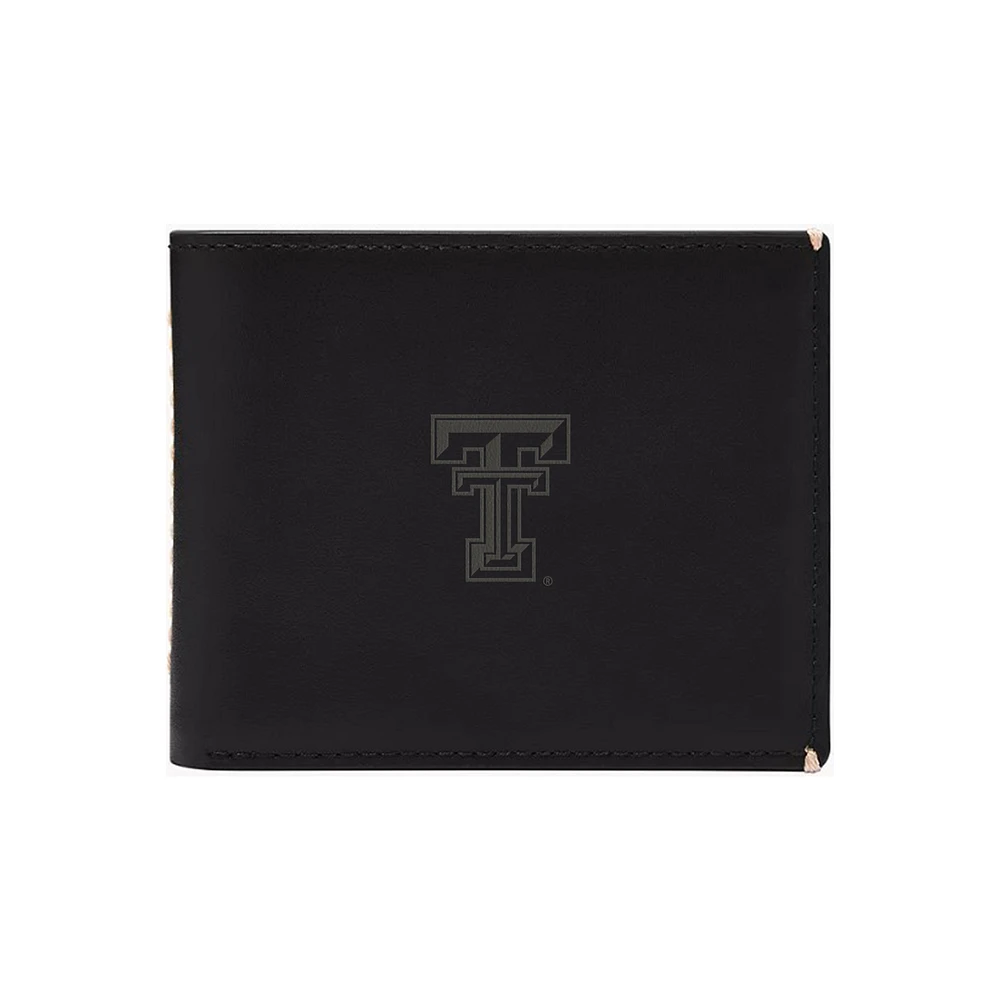 Fossil Texas Tech Red Raiders Westover Leather Bifold Flip Wallet
