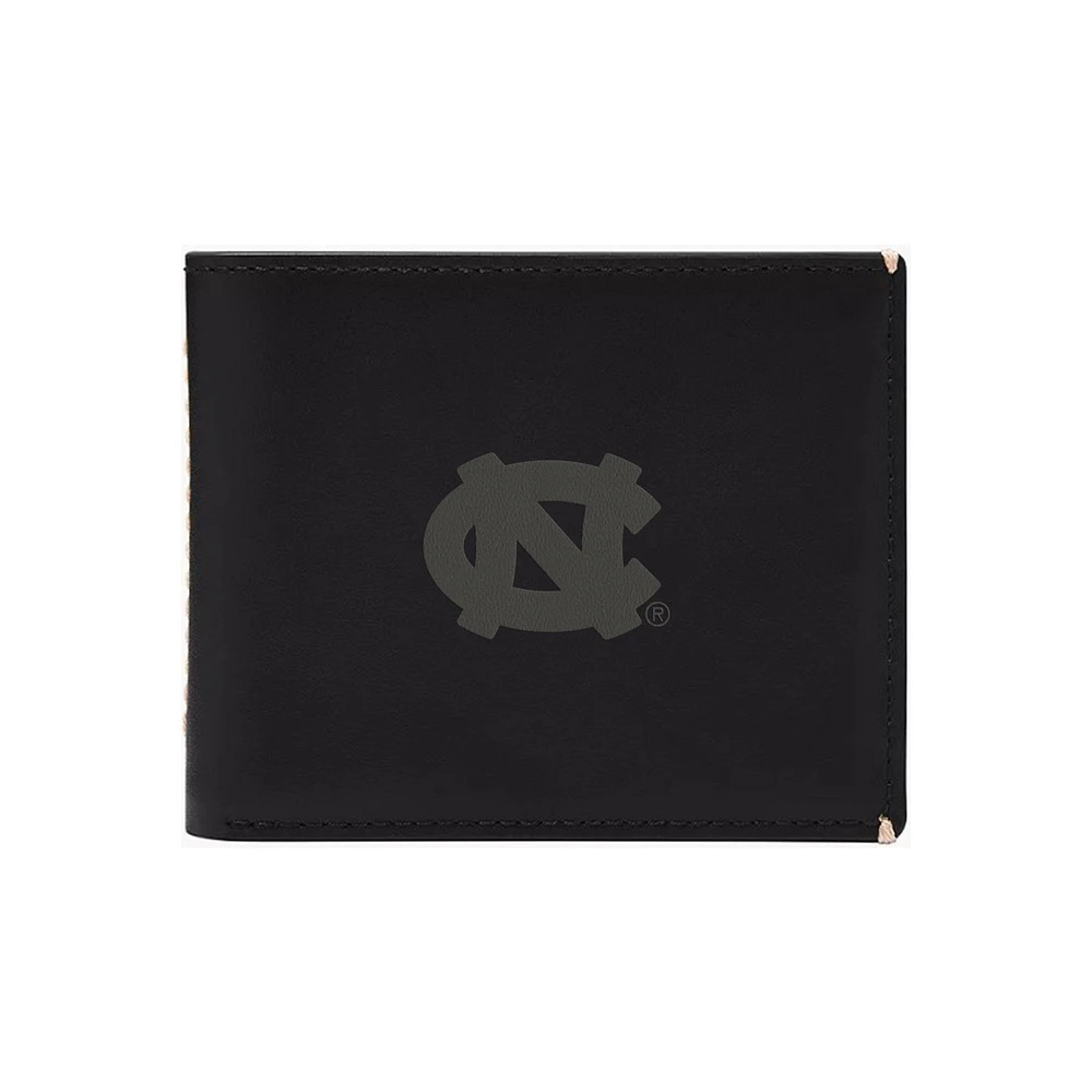 Fossil North Carolina Tar Heels Westover Leather Bifold Flip Wallet