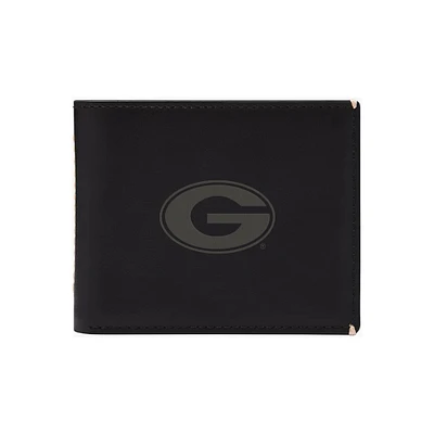 Fossil Georgia Bulldogs Westover Leather Bifold Flip Wallet