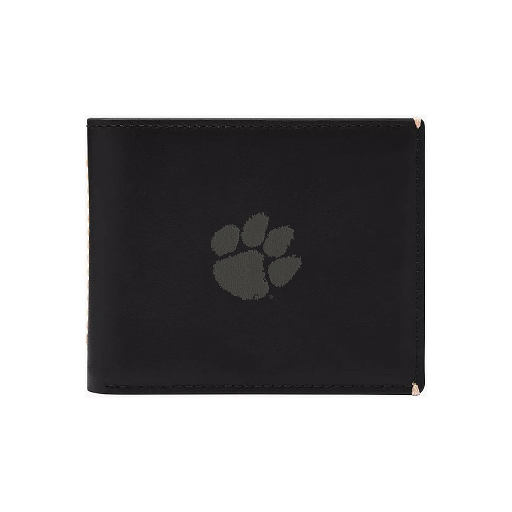 Fossil Clemson Tigers Westover Leather Bifold Flip Wallet