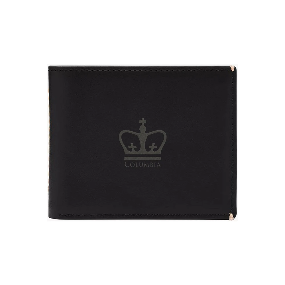 Fossil Columbia University Westover Leather Bifold Flip Wallet