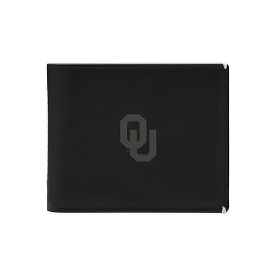 Fossil Oklahoma Sooners Westover Leather Bifold Flip Wallet