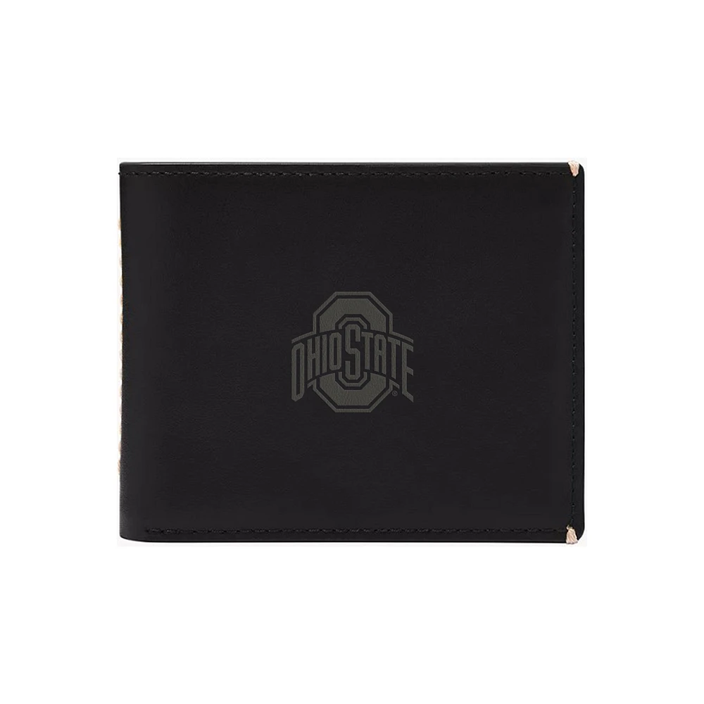 Fossil Ohio State Buckeyes Westover Leather Bifold Flip Wallet
