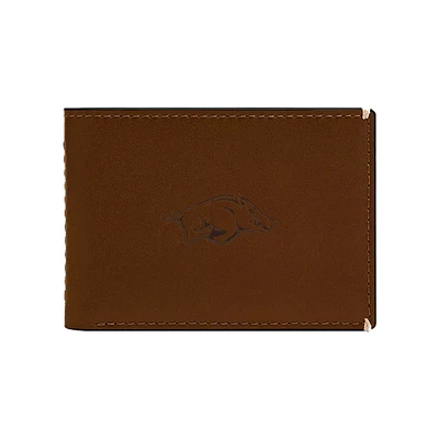 Fossil Arkansas Razorbacks Westover Leather Front Pocket Wallet